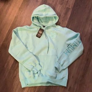 Uptimum Bodied Teal unisex hoodie MEDIUM